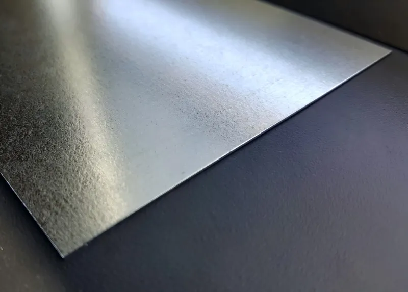 Karstā iegremdēšanas galvanizācijas cinkota tērauda plāksne