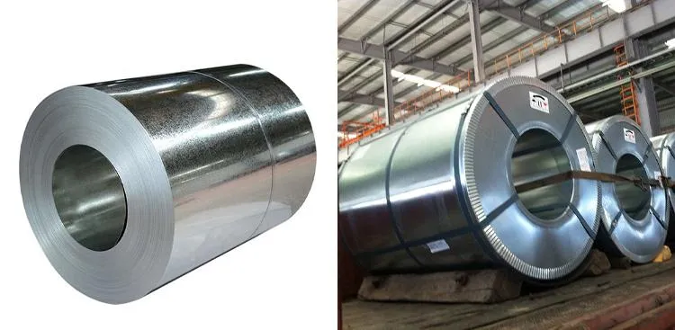 Z275 Z350 karsti cinkota tērauda spole DX51D